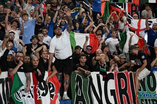 Db Parigi (Francia) 06 09 2024 - Nations League Francia-Italia foto Daniele Buffa Image nella foto: tifosi Italia 