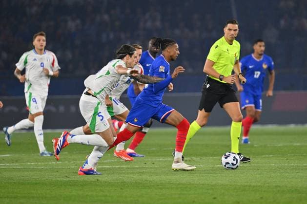 Michael Olise (FRA) during the UEFA National League Matchday 1 match between France and Italy at the Parc des Princes Stadium on September 6, 2024 in Paris, France.  Copyright: xDomenicoxCippitelli IPAxSportx x xx IPA_49415375 IPA_Agency_IPA49415375