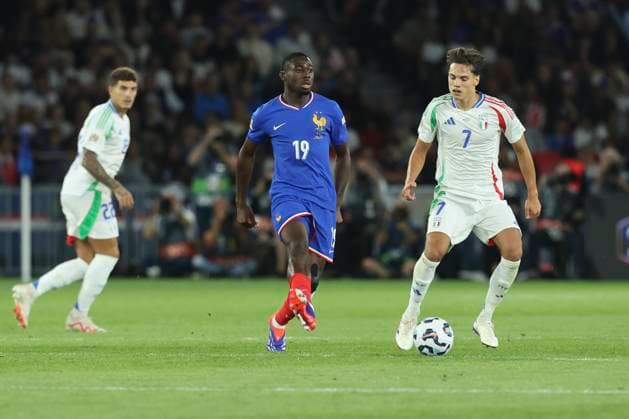 France v Italy - UEFA Nations League 2024 25 League A Group A2 Sebastien Muylaert MAXPPP - Paris 06 09 2024 Youssouf Fofana 19 of France during the UEFA Nations League 2024 25 League A Group A2 match between France and Italy at Parc des Princes in Paris, France. 06.09.2024 Paris France  Copyright: xMAXPPPxSébastienxMuylaertx LTG202409074677 LTG202409074677