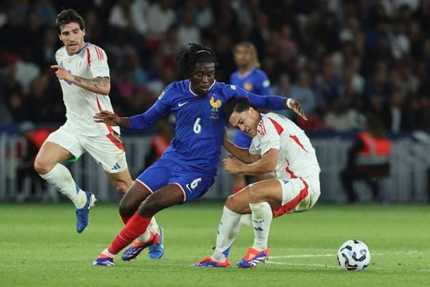 France v Italy - UEFA Nations League 2024 25 League A Group A2 Sebastien Muylaert MAXPPP - Paris 06 09 2024 Manu Kone 6 of France during the UEFA Nations League 2024 25 League A Group A2 match between France and Italy at Parc des Princes in Paris, France. 06.09.2024 Paris France  Copyright: xMAXPPPxSébastienxMuylaertx LTG202409074684 LTG202409074684