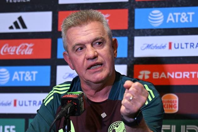 RECORD DATE NOT STATED Seleccion Mexicana 2024 Mexico Team press conference, PK, Pressekonferenz Javier Aguirre head coach during the Mexican national team, Nationalteam (Mexico) Press conference prior to the friendly preparation match against New Zealand, at Rose Bowl Stadium, on September 06, 2024, Pasadena, Los Angeles California, United States. PASADENA LOS ANGELES CALIFORNIA UNITED STATES  Copyright: xJorgexMartinezx 20240906192547_SMN_24_MEX_PRESS_AGUIRRE6