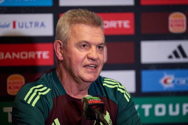 RECORD DATE NOT STATED Seleccion Mexicana 2024 Mexico Team press conference, PK, Pressekonferenz Javier Aguirre head coach during the Mexican national team, Nationalteam (Mexico) Press conference prior to the friendly preparation match against New Zealand, at Rose Bowl Stadium, on September 06, 2024, Pasadena, Los Angeles California, United States. PASADENA LOS ANGELES CALIFORNIA UNITED STATES  Copyright: xJONATHANxDUENASx 20240906192629_SMN_24_MEX_PRESS_AGUIRRE12