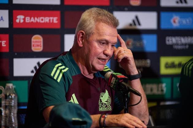RECORD DATE NOT STATED Seleccion Mexicana 2024 Mexico Team press conference, PK, Pressekonferenz Javier Aguirre head coach during the Mexican national team, Nationalteam (Mexico) Press conference prior to the friendly preparation match against New Zealand, at Rose Bowl Stadium, on September 06, 2024, Pasadena, Los Angeles California, United States. PASADENA LOS ANGELES CALIFORNIA UNITED STATES  Copyright: xJONATHANxDUENASx 20240906192631_SMN_24_MEX_PRESS_AGUIRRE13