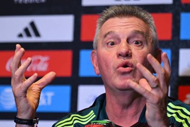 RECORD DATE NOT STATED Seleccion Mexicana 2024 Mexico Team press conference, PK, Pressekonferenz Javier Aguirre head coach during the Mexican national team, Nationalteam (Mexico) Press conference prior to the friendly preparation match against New Zealand, at Rose Bowl Stadium, on September 06, 2024, Pasadena, Los Angeles California, United States. PASADENA LOS ANGELES CALIFORNIA UNITED STATES  Copyright: xJorgexMartinezx 20240906193523_SMN_24_MEX_PRESS_AGUIRRE20