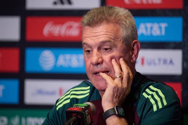 RECORD DATE NOT STATED Seleccion Mexicana 2024 Mexico Team press conference, PK, Pressekonferenz Javier Aguirre head coach during the Mexican national team, Nationalteam (Mexico) Press conference prior to the friendly preparation match against New Zealand, at Rose Bowl Stadium, on September 06, 2024, Pasadena, Los Angeles California, United States. PASADENA LOS ANGELES CALIFORNIA UNITED STATES  Copyright: xJONATHANxDUENASx 20240906193606_SMN_24_MEX_PRESS_AGUIRRE26
