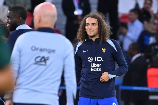 France v Italy - UEFA Nations League 2024 25 League A Group A2 Matteo Guendouzi (FRA) during the UEFA National League Matchday 1 match between France and Italy at the Parc des Princes Stadium in Paris, France, on September 6, 2024. Paris France  Copyright: xDomenicoxCippitellix originalFilename:cippitelli-franceit240906_npUES.jpg