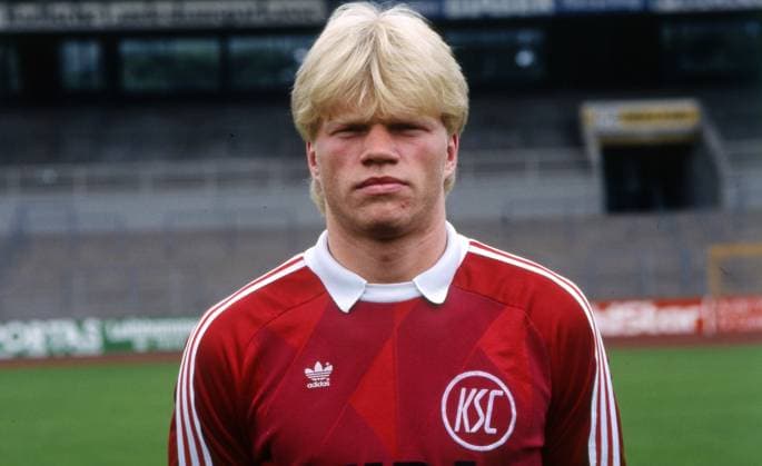 Archivbilder der Woche SPORT KW36 28.06.88 Karlsruher SC Fototermin Saison 1988 1989 Deutschland, Karlsruhe, 28.06.1988, Fussball, Bundesliga, Karlsruher SC Fototermin Saison 1988 1989: Oliver Kahn. *** 28 06 88 Karlsruher SC photo session 1988 1989 season Germany, Karlsruhe, 28 06 1988, Soccer, Bundesliga, Karlsruher SC photo session 1988 1989 season Oliver Kahn