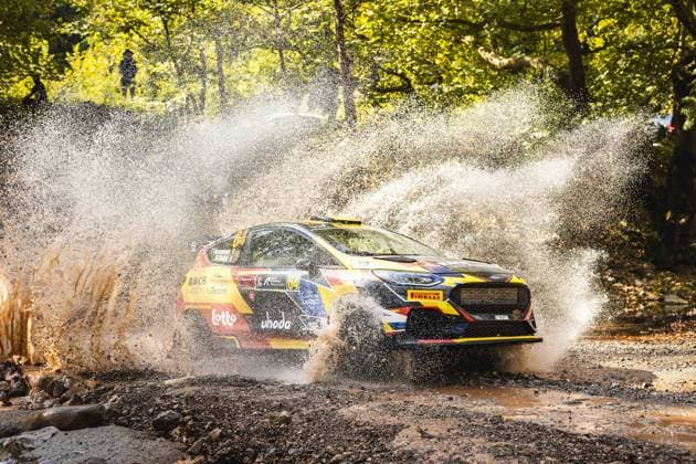 Bilder des Jahres 2024, Sport 09 September Sport Themen der Woche KW36 Sport Bilder des Tages 64 RENSONNET Tom, DUMONT Loïc, Ford Fiesta Rally3, action during the Acropolis Rally Greece 2024, 10th round of the 2024 WRC, Motorsport Rallye, WM World Rally Car Championship, from September 1 to 4, 2024 at Lamia, Greece - AUTO - WRC - ACROPOLIS RALLY GREECE 2024 DPPI Panoramic  EKO_AcropolisRally2024_NK_1356