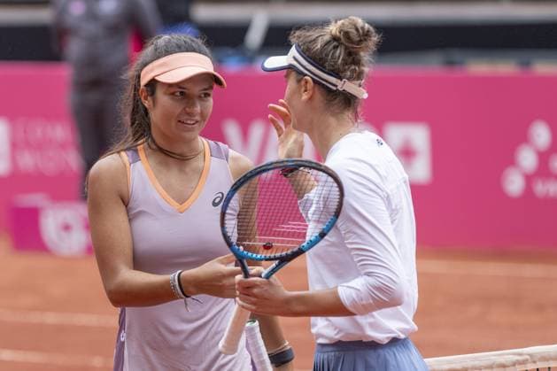 Montreux Switzerland, 09 08 2024: Irina-Camelia Begu (ROM) wins final vs Petra Marcinko (CRO) 1-6 6-3 6-0 during WTA, Tennis Damen 125 Montreux Nestle Open 2024 final game, eight day of competition at Montreux Tennis Club. during WTA 125 Montreux Nestle Open, International Tennis match in Montreux, Switzerland, September 08 2024  Copyright: xPatrickxDancel IPAxSportx xipa-ax xx IPA_49461343 IPA_Agency_IPA49461343