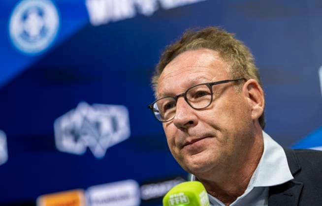 09 09 2024, xfux, Fussball 2 Bundesliga, SV Darmstadt 98 Press Conference Presentation of Coach Florian Kohfeldt, emspor, f l President President Klaus Ruediger Rüdiger Fritsch SV Darmstadt 98 DFL DFB REGULATIONS PROHIBIT ANY USE OF PHOTOGRAPHS as IMAGE SEQUENCES and or QUASI VIDEO Licensing of the photographic work to and or by SV Darmstadt 1898 e V and subsidiaries is not permitted No release of or sale to SV Darmstadt 1898 e V Darmstadt
