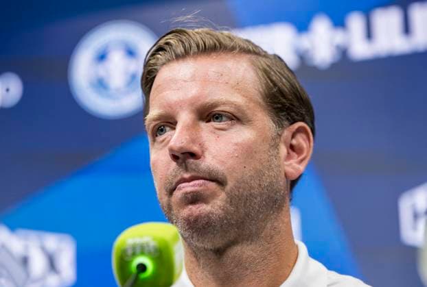 09 09 2024, xfux, Fussball 2 Bundesliga, SV Darmstadt 98 Press Conference Presentation of Coach Florian Kohfeldt, emspor, v l Coach Florian Kohfeldt SV Darmstadt 98 DFL DFB REGULATIONS PROHIBIT ANY USE OF PHOTOGRAPHS as IMAGE SEQUENCES and or QUASI VIDEO Licensing of the photographic work to and or by SV Darmstadt 1898 e V and subsidiaries is not permitted No release of or sale to SV Darmstadt 1898 e V Darmstadt