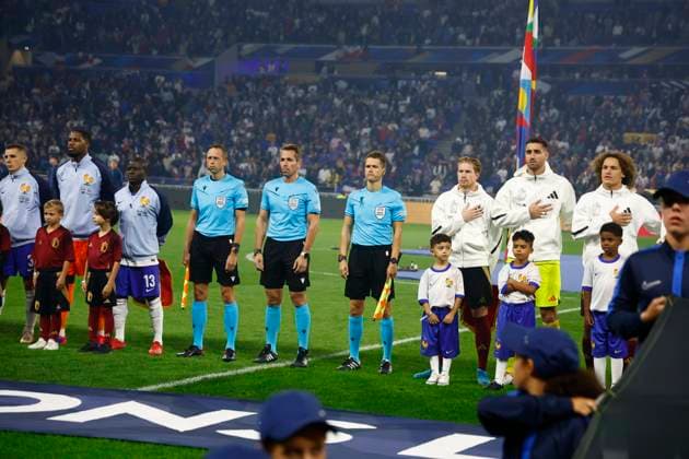 France v Belgium - UEFA Nations League LYON, FRANCE - SEPTEMBER 09 : during the UEFA Nations League match in group A2 between France and Belgium on September 9, 2024 in Lyon, France, 09 09 2024 Lyon France  Copyright: xJanxDexMeuleneirx