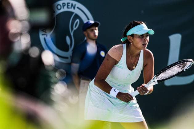 September 9, 2024, Monastir, Tunisia: Monastir, Tunisia. 09 September 2024. Bechri Chiraz of Tunisia plays against Parry Diane of France during the Jasmin Open in Monastir, Tunisia. The women s professional tennis tournament takes place at the Magic Hotel Skanes in Monastir between 9 and 15 September 2024 Monastir Tunisia - ZUMAd99_ 0760790751st Copyright: xHasanxMradx