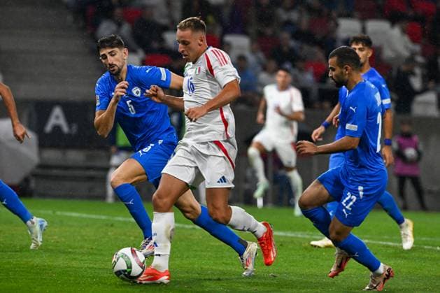 - UEFA Nations League - Israel vs Italy Davide Frattesi (Italy) during the UEFA Nations League match between Italy vs. Israele on 9th September 2024 at the Bozsik Arena stadium in Budapest, Hungary Budapest Hungary  Copyright: xIPAxSport ABACAx
