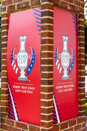 September 9, 2024, Gainesville, Va, USA: Preparations underway for the 2024 Solheim Cup at the Robert Trent Jones Golf Club. The tournament begins on Friday, September 13, 2024. Gainesville USA - ZUMAb237 20240909_znp_b237_003 Copyright: xRobertxBlakleyx