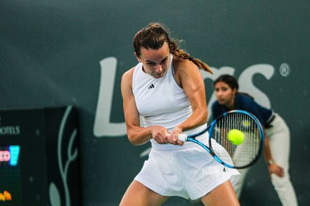 September 9, 2024, Monastir, Tunisia: Monastir, Tunisia. 09 September 2024. Clara Burel of France plays against Marina Bassols Ribera of Spain at the Jasmin Open in Monastir, Tunisia. The women s professional tennis tournament takes place at the Magic Hotel Skanes in Monastir between 9 and 15 September 2024 Monastir Tunisia - ZUMAd99_ 0760925411st Copyright: xHasanxMradx