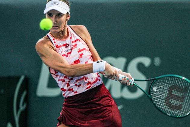 September 9, 2024, Monastir, Tunisia: Monastir, Tunisia. 09 September 2024. Marina Bassols Ribera of Spain plays against Clara Burel of France at the Jasmin Open in Monastir, Tunisia. The women s professional tennis tournament takes place at the Magic Hotel Skanes in Monastir between 9 and 15 September 2024 Monastir Tunisia - ZUMAd99_ 0760925975st Copyright: xHasanxMradx