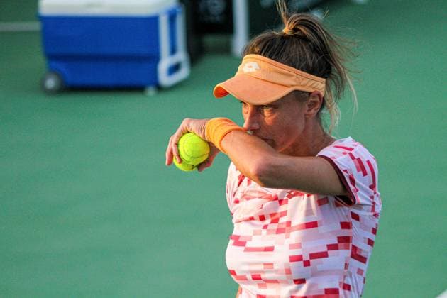 September 9, 2024, Monastir, Tunisia: Monastir, Tunisia. 09 September 2024. Lesia Tsurenko of Ukraine plays against Eva Lys of Germany at the Jasmin Open in Monastir, Tunisia. The women s professional tennis tournament takes place at the Magic Hotel Skanes in Monastir between 9 and 15 September 2024. Monastir Tunisia - ZUMAd99_ 0760934338st Copyright: xHasanxMradx