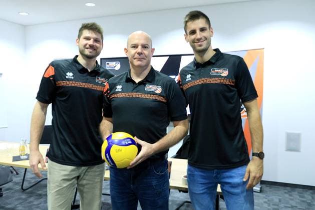 Volleyball, VBL, Berlin Recycling Volleys press conference