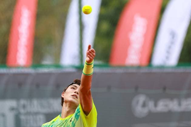 SZCZECIN, 10.09.2024 TURNIEJ TENISA ZIEMNEGO ATP, Tennis Herren CHALLENGER INVEST IN SZCZECIN OPEN 2024 NZ GERARD CAMPANA LEE FOT. KRZYSZTOF CICHOMSKI NEWSPIX.PL --- Newspix.pl POLAND OUT!  240910KCI009