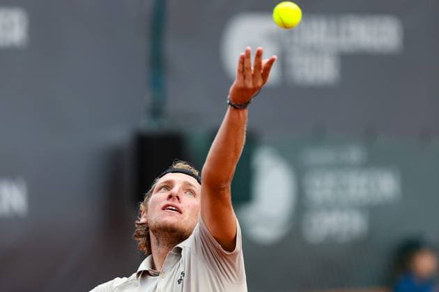 SZCZECIN, 10.09.2024 TURNIEJ TENISA ZIEMNEGO ATP, Tennis Herren CHALLENGER INVEST IN SZCZECIN OPEN 2024 NZ JAVIER BARRANCO COSANO FOT. KRZYSZTOF CICHOMSKI NEWSPIX.PL --- Newspix.pl POLAND OUT!  240910KCI017