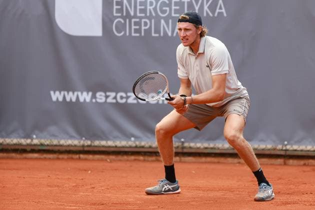 SZCZECIN, 10.09.2024 TURNIEJ TENISA ZIEMNEGO ATP, Tennis Herren CHALLENGER INVEST IN SZCZECIN OPEN 2024 NZ JAVIER BARRANCO COSANO FOT. KRZYSZTOF CICHOMSKI NEWSPIX.PL --- Newspix.pl POLAND OUT!  240910KCI020
