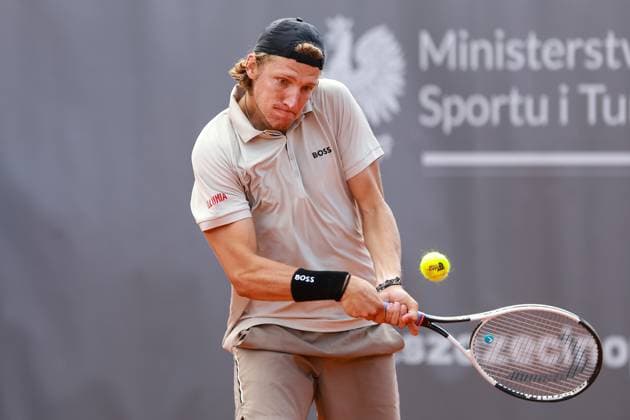 SZCZECIN, 10.09.2024 TURNIEJ TENISA ZIEMNEGO ATP, Tennis Herren CHALLENGER INVEST IN SZCZECIN OPEN 2024 NZ JAVIER BARRANCO COSANO FOT. KRZYSZTOF CICHOMSKI NEWSPIX.PL --- Newspix.pl POLAND OUT!  240910KCI024