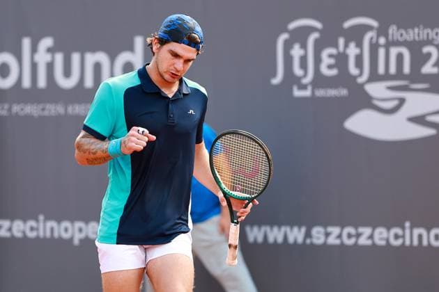 SZCZECIN, 10.09.2024 TURNIEJ TENISA ZIEMNEGO ATP, Tennis Herren CHALLENGER INVEST IN SZCZECIN OPEN 2024 NZ THIAGO SEYBOTH WILD FOT. KRZYSZTOF CICHOMSKI NEWSPIX.PL --- Newspix.pl POLAND OUT!  240910KCI026