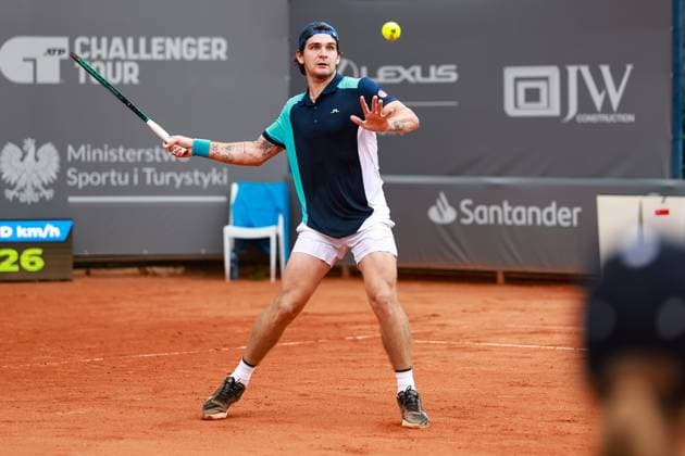 SZCZECIN, 10.09.2024 TURNIEJ TENISA ZIEMNEGO ATP, Tennis Herren CHALLENGER INVEST IN SZCZECIN OPEN 2024 NZ THIAGO SEYBOTH WILD KRZYSZTOF CICHOMSKI NEWSPIX.PL --- Newspix.pl POLAND OUT!  240910KCI056
