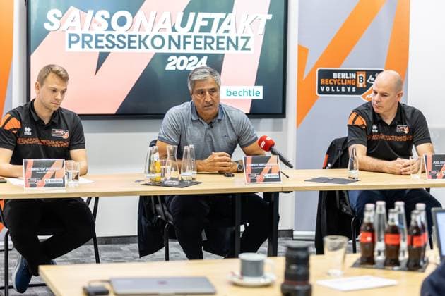 Volleyball, VBL, BR Volleys, Press conference