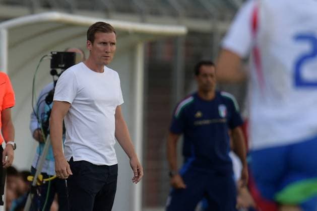 - Altro - Elite League Under 20 - Italy vs Germany Germany s U20 coach Hannes Wolf during the match Elite League Italy U20 - Germany U20 at the Manlio Scopigno stadium in Rieti, Italy on september 10, 2024 Rieti Italy  Copyright: xIPAxSport ABACAx