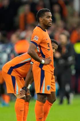 AMSTERDAM, 10-09-2024 , JohanCruyff Arena, Nations League game between Netherlands and Germany. (L-R) Netherlands player Quinten Timber, Netherlands player Jurrien Timber Netherlands - Germany  x26243243x Copyright: