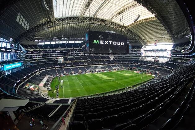 RECORD DATE NOT STATED Seleccion Mexicana 2024 Mexico vs Canada General view Stadium during the game International Friendly, Länderspiel, Nationalmannschaft between Mexican national team, Nationalteam (Mexico) and Canada at AT-T Stadium, on September 10, 2024, Arlington, Texas, United States. ARLINGTON TEXAS UNITED STATES  Copyright: xJONATHANxDUENASx 20240910183038_SNM_MEX_CAN_STADIUM6