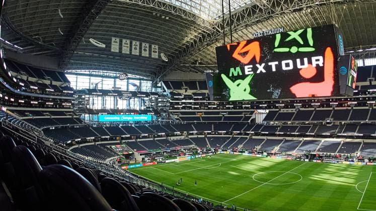 RECORD DATE NOT STATED Seleccion Mexicana 2024 Mexico vs Canada General view Stadium during the game International Friendly, Länderspiel, Nationalmannschaft between Mexican national team, Nationalteam (Mexico) and Canada at AT-T Stadium, on September 10, 2024, Arlington, Texas, United States. ARLINGTON TEXAS UNITED STATES  Copyright: xJONATHANxDUENASx 20240910183045_SNM_MEX_CAN_STADIUM3