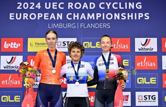 Cycling, European Road Cycling Championships in Limburg, women, individual time trial junior women