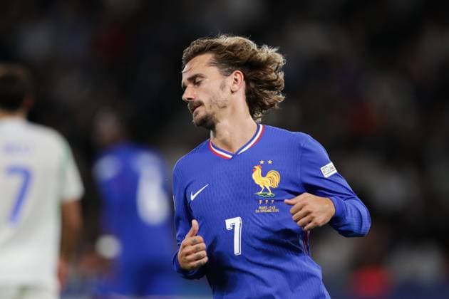 September 6, 2024, Paris, France: Antoine Griezmann of France seen during UEFA Nations League 2024 2025 football match between France and Italy at Parc des Princes (Paris). Final score; France 1:3 Italy. Paris France - ZUMAs197 20240906_aaa_s197_608 Copyright: xGrzegorzxWajdax