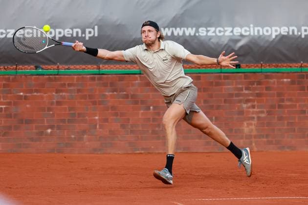 SZCZECIN, 11.09.2024 TURNIEJ TENISA ZIEMNEGO ATP, Tennis Herren CHALLENGER INVEST IN SZCZECIN OPEN 2024 NZ JACOPO BERRETTINI FOT. KRZYSZTOF CICHOMSKI NEWSPIX.PL --- Newspix.pl  240911KCI058