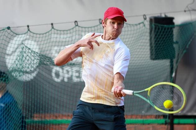 SZCZECIN, 11.09.2024 TURNIEJ TENISA ZIEMNEGO ATP, Tennis Herren CHALLENGER INVEST IN SZCZECIN OPEN 2024 NZ LUCAS GERCH FOT. KRZYSZTOF CICHOMSKI NEWSPIX.PL --- Newspix.pl  240911KCI068