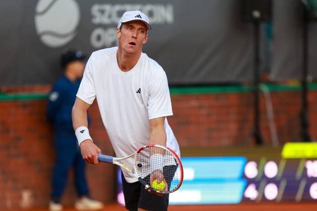 SZCZECIN, 11.09.2024 TURNIEJ TENISA ZIEMNEGO ATP, Tennis Herren CHALLENGER INVEST IN SZCZECIN OPEN 2024 NZ JAN CHOINSKI FOT. KRZYSZTOF CICHOMSKI NEWSPIX.PL --- Newspix.pl  240911KCI080