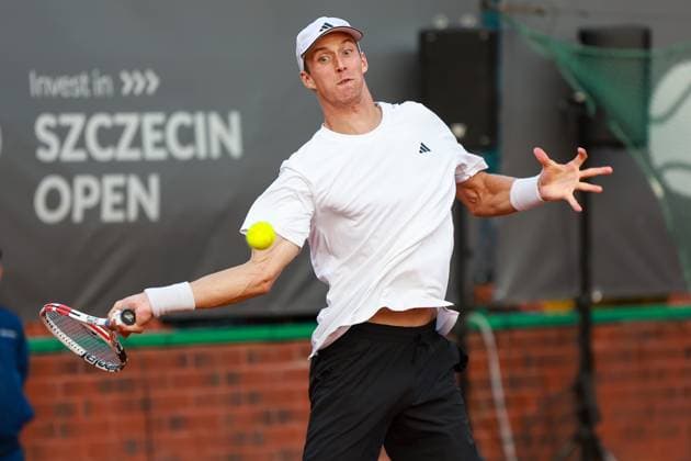 SZCZECIN, 11.09.2024 TURNIEJ TENISA ZIEMNEGO ATP, Tennis Herren CHALLENGER INVEST IN SZCZECIN OPEN 2024 NZ JAN CHOINSKI FOT. KRZYSZTOF CICHOMSKI NEWSPIX.PL --- Newspix.pl  240911KCI082