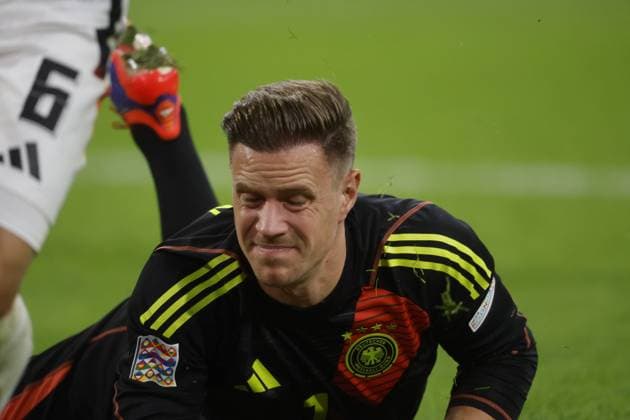 Football, UEFA Nations League 2025 Johann CRUYFF Arena, Amsterdam, Netherlands 10 09 2024 Netherlands NED Germany GER 2 2 Goalkeeper Marc Andre ter STEGEN GER