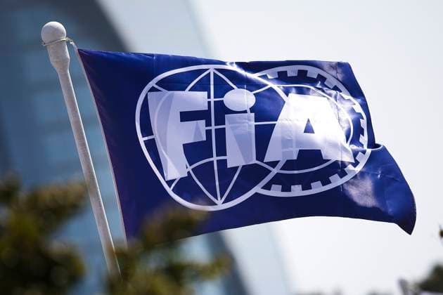 FIA flag, drapeau, illustration during the Formula 1 Azerbaijan Grand Prix 2024, 17th round of the 2024 Formula One World Championship, WM, Weltmeisterschaft from September 13 to 15, 2024 on the Baku City Circuit, in Baku, Azerbaijan - F1 - AZERBAIJAN GRAND PRIX 2024 DPPI Panoramic  240912_R17_AZERBAIJAN_DP_EA019437
