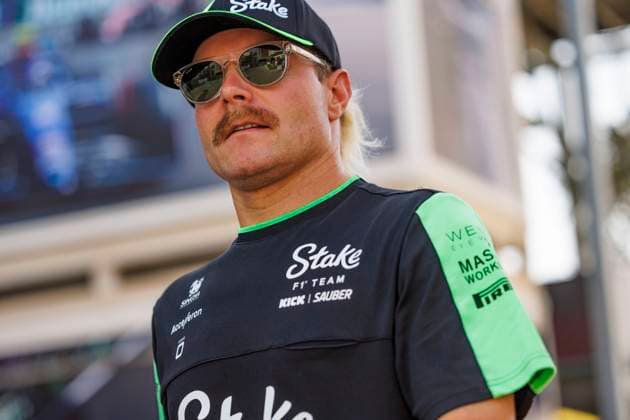 12th September 2024; Baku City Circuit, Baku, Azerbaijan; Formula 1 Azerbaijan Grand Prix 2024; Team and Driver arrivals day; Number 77 Kick Sauber driver Valtteri Bottas arrives trackside  ActionPlus12691536 StephenxBlackberry