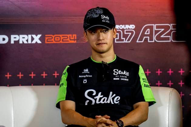 Baku - 12-09-2024, Baku City Circuit, Zhou Guanyu at the Formula 1 Azerbaijan Grand Prix 2024 Thursday Formula 1 Azerbaijan Grand Prix 2024 Thursday  x26249817x Copyright:
