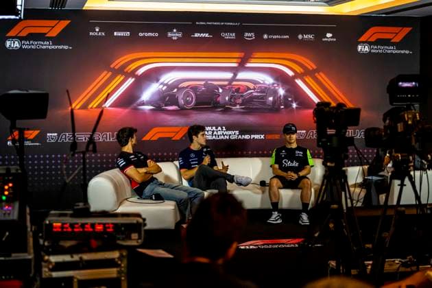 Baku - 12-09-2024, Baku City Circuit, Oliver Bearman at the Formula 1 Azerbaijan Grand Prix 2024 Thursday Formula 1 Azerbaijan Grand Prix 2024 Thursday  x26249841x Copyright: