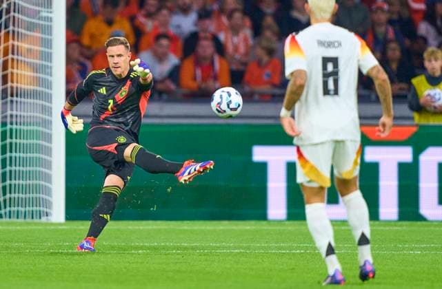 Marc-Andre ter STEGEN, DFB 1 in the UEFA Nations League 2024 match NETHERLANDS - GERMANY 2-2 in Season 2024 2025 at Sept 10, 2024 in Amsterdam, NL.
