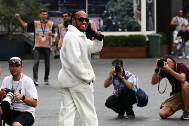 Formula 1, GP Azerbaijan in Baku, arrival of the drivers