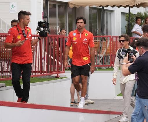 FORMULA 1 QATAR AIRWAYS AZERBAIJAN GRAND PRIX 2024 13 09 2024, Baku City Circuit , Baku, FORMULA 1 QATAR AIRWAYS AZERBAIJAN GRAND PRIX 2024 ,in the picture Carlos Sainz Jr ESP , Scuderia Ferrari HP nordphotoxGmbHx xBratic nph00250