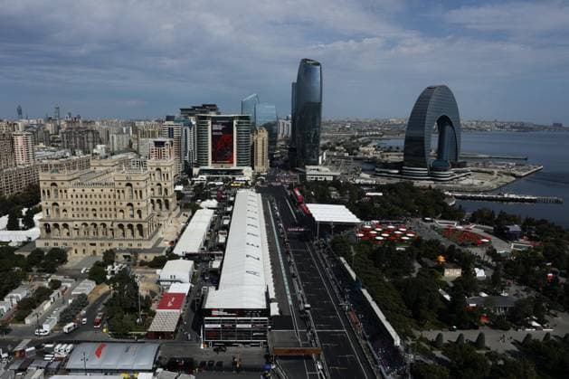 F1 Grand Prix Of Azerbaijan 2024 Practice 1 A view during first practice ahead of the Formula 1 Grand Prix of Azerbaijan at Baku City Circuit in Baku, Azerbaijan on September 13, 2024. Baku Azerbaijan  Copyright: xJakubxPorzyckix originalFilename:porzycki-f1grandp240913_npzwG.jpg