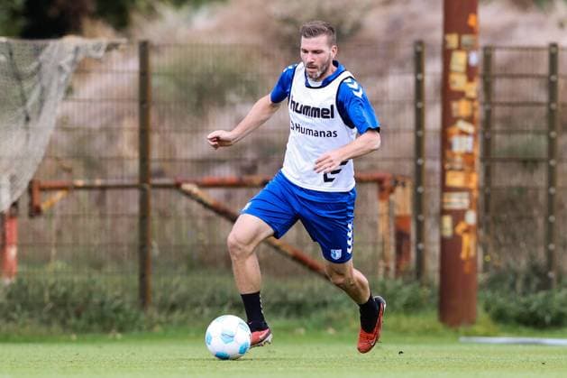 Robert Leipertz 1 FC Magdeburg,31 2 Soccer Bundesliga Season 2024 2025 Training 1 FC Magdeburg at the AVNET Arena in Magdeburg Soccer,Man,Men,Germany,12 09 2024